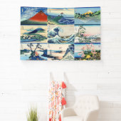 Katsushika Hokusai - 36 Uitzichten van de heer Fuj Spandoek (Insitu)