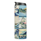 Katsushika Hokusai - 36 Uitzichten van de heer Fuj Thermosbeker (Geroteerd rechts)