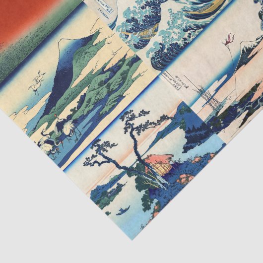 Katsushika Hokusai - 36 Uitzichten van de heer Fuj Tissuepapier (Detail)