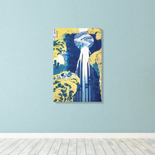 Katsushika Hokusai - Amida-Herfsten Canvas Afdruk (Insitu (Houten vloer))
