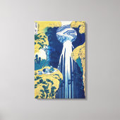 Katsushika Hokusai - Amida-Herfsten Canvas Afdruk (Voorkant)
