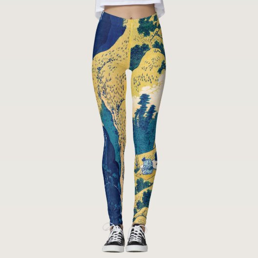 Katsushika Hokusai - Amida-Herfsten Leggings (Voorkant)