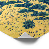 Katsushika Hokusai - Amida-Herfsten Poster (Hoek)