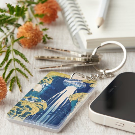 Katsushika Hokusai - Amida-Herfsten Sleutelhanger (Voorkant Rechts)