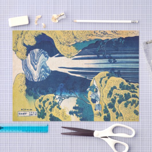 Katsushika Hokusai - Amida-Herfsten Tissuepapier (Craft)