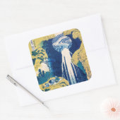 Katsushika Hokusai - Amida-Herfsten Vierkante Sticker (Envelop)
