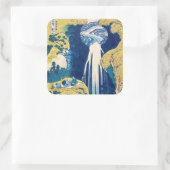Katsushika Hokusai - Amida-Herfsten Vierkante Sticker (Tas)