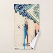 Katsushika Hokusai - Asakusa Honganji temple, Edo Bad Handdoek (Handdoek)