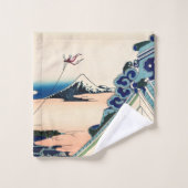 Katsushika Hokusai - Asakusa Honganji temple, Edo Bad Handdoek (Wasdoekje)