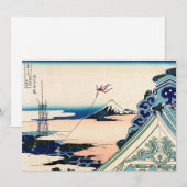 Katsushika Hokusai - Asakusa Honganji temple, Edo Bedankkaart (Voorkant / Achterkant)