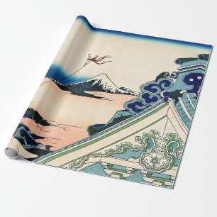 Katsushika Hokusai - Asakusa Honganji temple, Edo Cadeaupapier