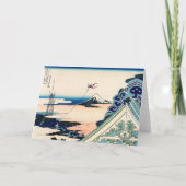 Katsushika Hokusai - Asakusa Honganji temple, Edo Kaart (Voorkant)