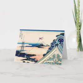 Katsushika Hokusai - Asakusa Honganji temple, Edo Kaart