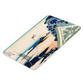 Katsushika Hokusai - Asakusa Honganji temple, Edo Magneet (Linkerzijde)