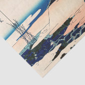 Katsushika Hokusai - Asakusa Honganji temple, Edo Tissuepapier (Detail)