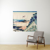 Katsushika Hokusai - Asakusa Honganji temple, Edo Wandkleed (In Situ (horizontaal))