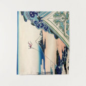 Katsushika Hokusai - Asakusa Honganji temple, Edo Wandkleed (Voorkant)