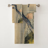 Katsushika Hokusai - Boy Kijkend de Fuji Bad Handdoek (Insitu)