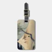 Katsushika Hokusai - Boy Kijkend de Fuji Bagagelabel (Voorkant verticaal)