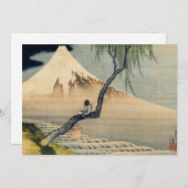 Katsushika Hokusai - Boy Kijkend de Fuji Bedankkaart (Voorkant / Achterkant)