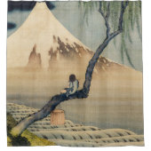 Katsushika Hokusai - Boy Kijkend de Fuji Douchegordijn (Voorkant)