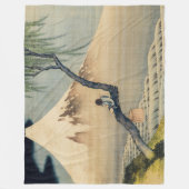 Katsushika Hokusai - Boy Kijkend de Fuji Fleece Deken (Voorkant)