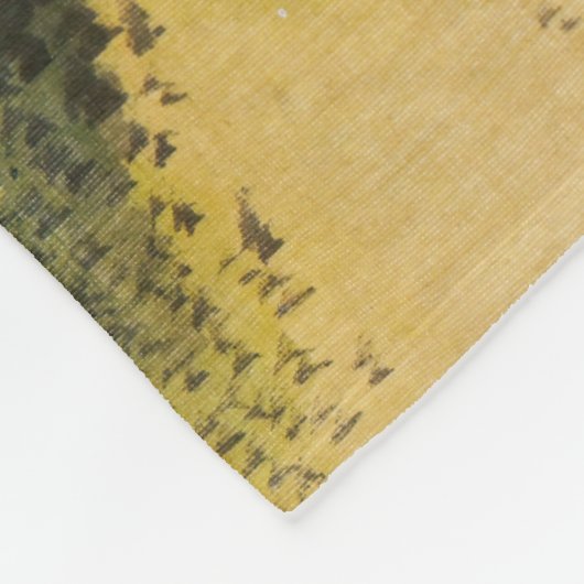 Katsushika Hokusai - Boy Kijkend de Fuji Fleece Deken (Hoek)