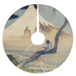 Katsushika Hokusai - Boy Kijkend de Fuji Kerstboom Rok