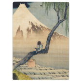 Katsushika Hokusai - Boy Kijkend de Fuji Klembord (Achterkant)