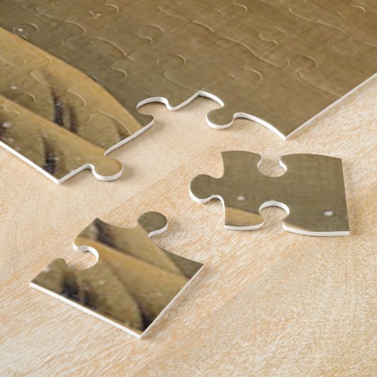 Katsushika Hokusai Boy Kijkend de Fuji Legpuzzel (Zijkant)