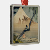 Katsushika Hokusai - Boy Kijkend de Fuji Metalen Ornament (Rechts)