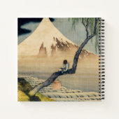 Katsushika Hokusai - Boy Kijkend de Fuji Notitieboek (Achterkant)