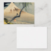 Katsushika Hokusai - Boy Kijkend de Fuji Notitiekaartje (Voorkant / Achterkant)