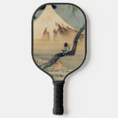 Katsushika Hokusai - Boy Kijkend de Fuji Pickleball Paddle (Achterkant)
