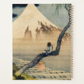 Katsushika Hokusai - Boy Kijkend de Fuji Planner (Achterkant)
