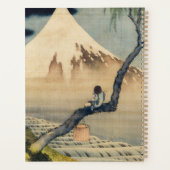 Katsushika Hokusai - Boy Kijkend de Fuji Planner (Achterkant)