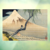 Katsushika Hokusai - Boy Kijkend de Fuji Raamsticker (Vel 3)