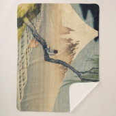 Katsushika Hokusai - Boy Kijkend de Fuji Sherpa Deken (Voorkant)