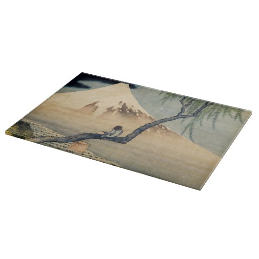 Katsushika Hokusai - Boy Kijkend de Fuji Snijplank (Hoek)