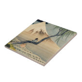 Katsushika Hokusai - Boy Kijkend de Fuji Tegeltje (Zijkant)