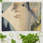 Katsushika Hokusai - Boy Kijkend de Fuji Theedoek (Gevouwen)