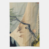 Katsushika Hokusai - Boy Kijkend de Fuji Theedoek (Verticaal)