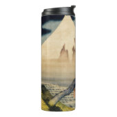 Katsushika Hokusai - Boy Kijkend de Fuji Thermosbeker (Gedraaid links)