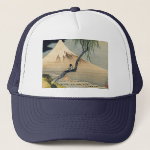 Katsushika Hokusai - Boy Kijkend de Fuji Trucker Pet