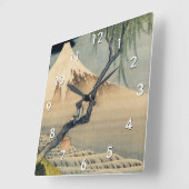 Katsushika Hokusai - Boy Kijkend de Fuji Vierkante Klok (Hoek)