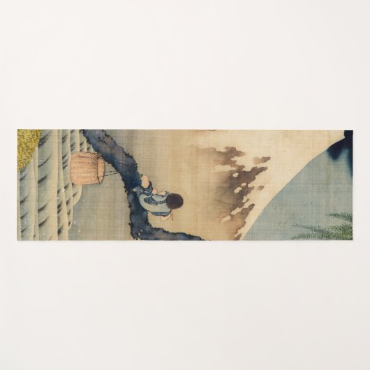 Katsushika Hokusai - Boy Kijkend de Fuji Yogamat (Voorkant (horizontaal))