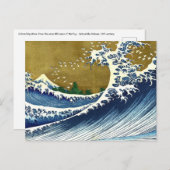 Katsushika Hokusai - Colored Big Wave Briefkaart (Voorkant / Achterkant)