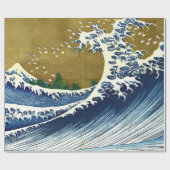 Katsushika Hokusai - Colored Big Wave Cadeaupapier (Vlak)