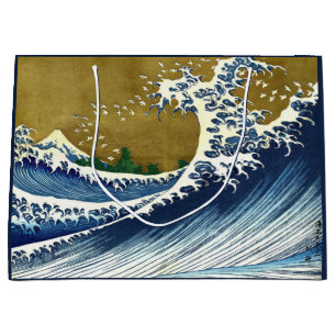 Katsushika Hokusai - Colored Big Wave Groot Cadeauzakje