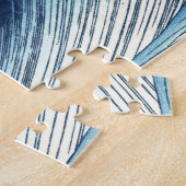 Katsushika Hokusai - Colored Big Wave Legpuzzel (Zijkant)